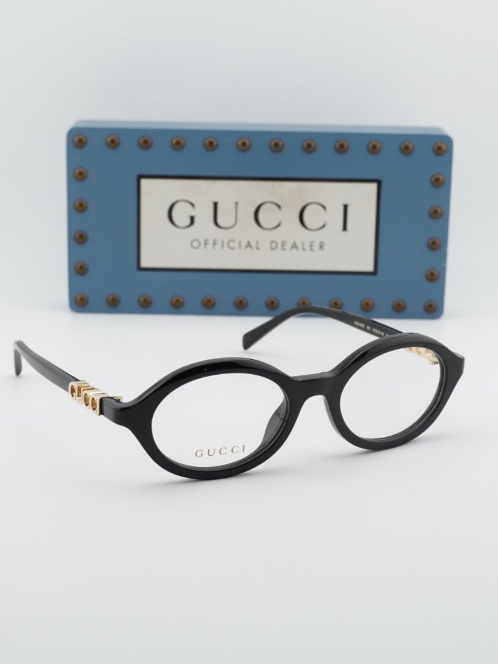 Gucci GG2153O 001 Oval Women Eyeglasses 51mm - Black - Picture 8 of 12